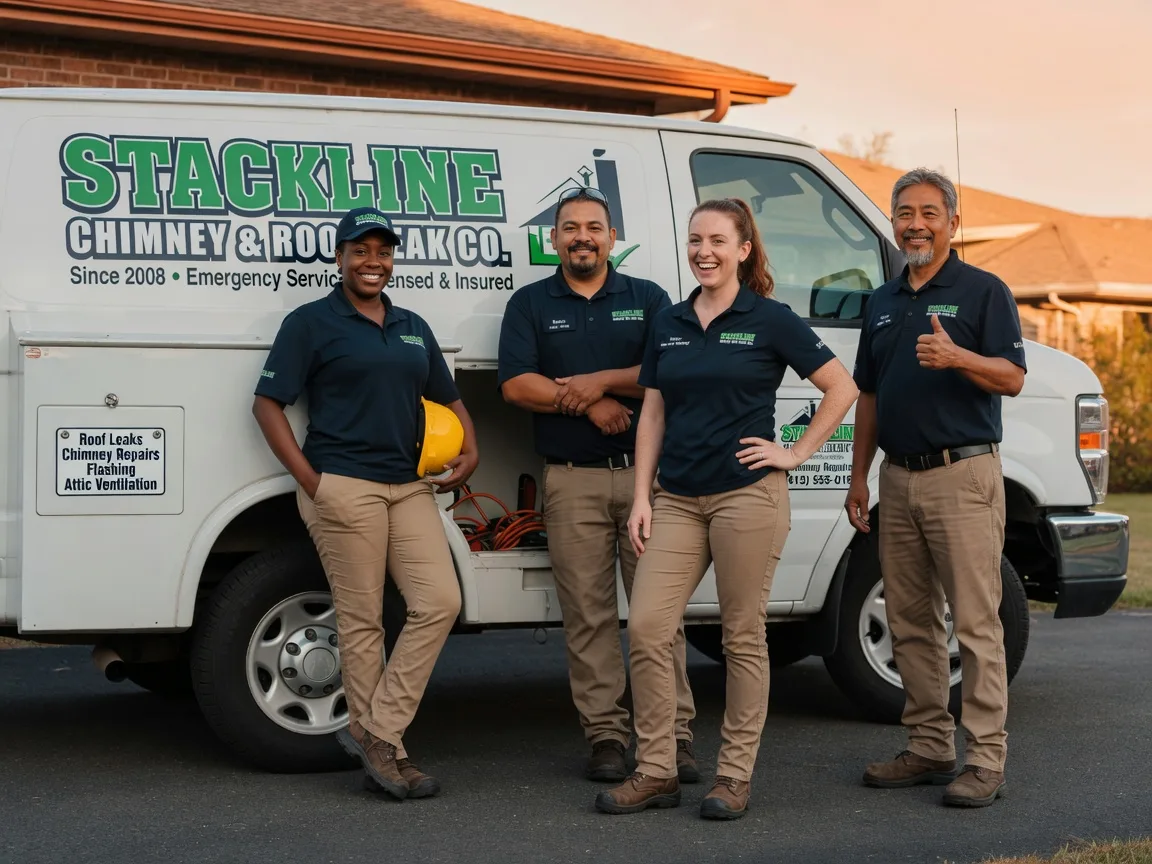 Chimney flashing repair company in Bonham, TX